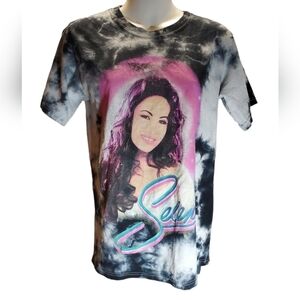 SELENA graphic short sleeve tie dye t-shirt S